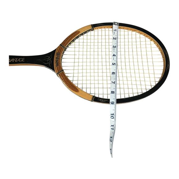 Vintage Wilson Advantage Wooden Tennis Racquet Original Cover 1970s Collectible - Picture 13 of 13